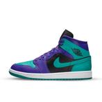 -9% Nike  Nike Air jordan 1 mid black grape (w)  maat 40, Kleding | Dames, Schoenen, Verzenden, Nieuw