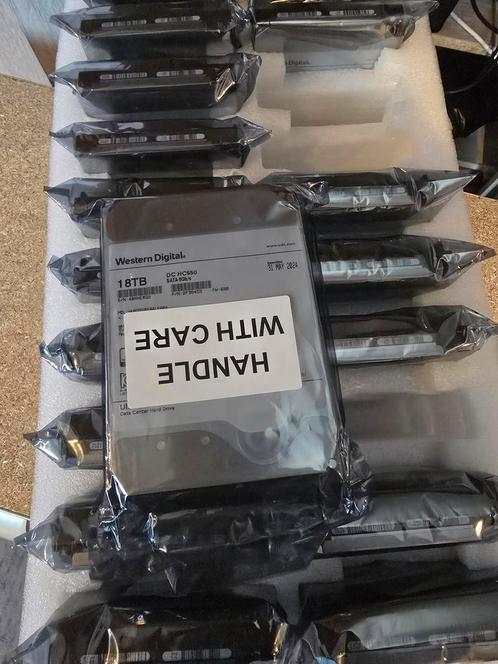 WD Ultrastar DC HC550 18TB, Computers en Software, Harde schijven, Intern, Desktop, SATA, Nieuw, HDD, Ophalen of Verzenden