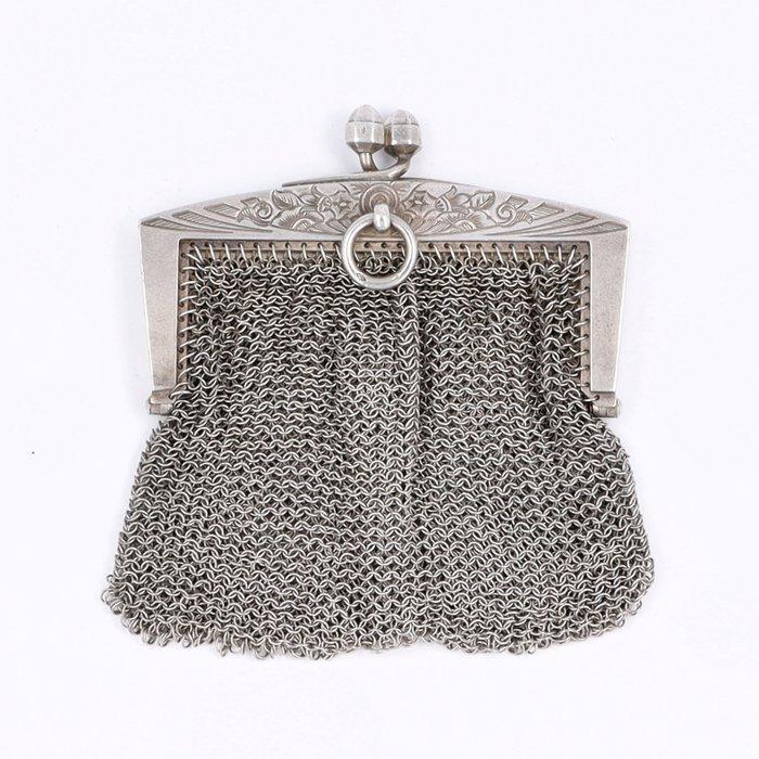 - Beugelbeursje Maliënkolder - Portemonnee, Antiek en Kunst, Antiek | Goud en Zilver