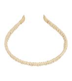 Haarband Diadeem 1cm – Gerimpeld Imitatie Lakleer – Crème, Sieraden, Tassen en Uiterlijk, Uiterlijk | Haarverzorging, Nieuw