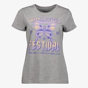 TwoDay dames T-shirt grijs met vlinderopdruk maat XXXL, Kleding | Dames, T-shirts, Nieuw, Verzenden