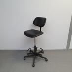 Ahrend Cirkel hoge werkstoel - nieuwe dikke zwarte skai, Nieuw, Ophalen of Verzenden