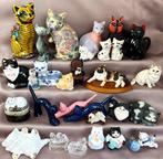 Div. Fabr. - Beeldje, Collectie kattenbeeldjes - 16 cm -