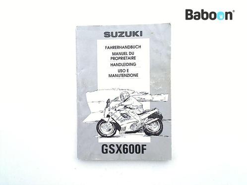 Instructie Boek Suzuki GSX R 600 1992-1996 (GSXR600) German,, Motoren, Onderdelen | Suzuki, Gebruikt, Verzenden