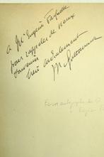 Signé; Alfred Gottschalk / Prosper Montagné - Mon Menu., Antiek en Kunst