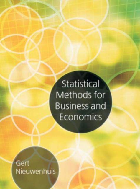 Statistical Methods for Business and Economics 9780077109875, Boeken, Studieboeken en Cursussen, Zo goed als nieuw, Verzenden