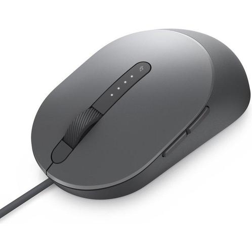 Dell Laser Wired Mouse MS3220 Titan Gray, Computers en Software, Muizen, Verzenden