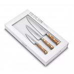Déglon SABATIER DEG® OLIVIER – 3 Gesmede Messen met Olij, Huis en Inrichting, Keuken | Bestek, Ophalen of Verzenden, Nieuw, Rvs of Chroom