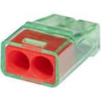 Lasklem - Vintex - 2 Polig - 0.2-2.5 mm2 - Rood - 1000 Stuks, Doe-het-zelf en Verbouw, Elektra en Kabels, Ophalen of Verzenden
