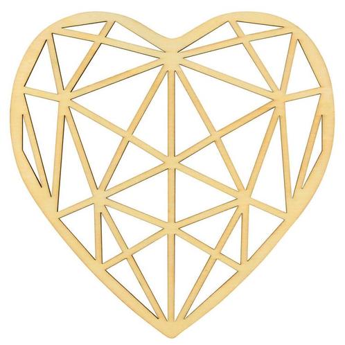 Hart Geometrische Lijnen - DIY-Deco & Hobby/Creatief - Duurz, Hobby en Vrije tijd, Knutselen, Nieuw, Ophalen of Verzenden