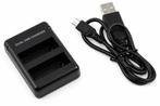 Dual USB Oplader/Lader voor GoPro HERO5 Accu, Verzenden, Zo goed als nieuw