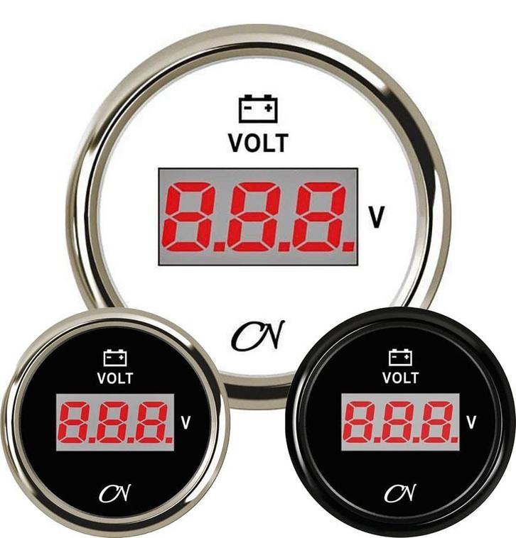 CN Voltmeter Digitaal 12/24 Volt, Watersport en Boten, Accessoires en Onderhoud, Nieuw, Ophalen of Verzenden