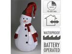 Christmas Decoration Sneeuwpop decoratie figuur/beeld - 200, Verzenden, Nieuw