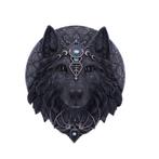 Wolf Moon - wandornament - 30cm, Verzamelen, Beelden en Beeldjes, Ophalen of Verzenden, Nieuw