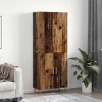 vidaXL Highboard Oud hout 69,5 x 34 x 180 cm Bewerkt hout, Huis en Inrichting, Kasten | Buffetkasten, Minder dan 50 cm, Verzenden