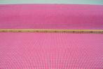Boerenbont Ruitjes 0.3 CM Fuchsia, Verzenden, Nieuw