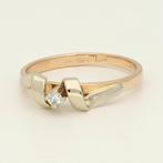 Ring - 14 karaat Roségoud, Witgoud Diamant (Natuurlijk), Nieuw