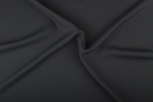 Polyester stof donkergrijs - 50m effen stof op rol, Hobby en Vrije tijd, Stoffen en Lappen, Verzenden