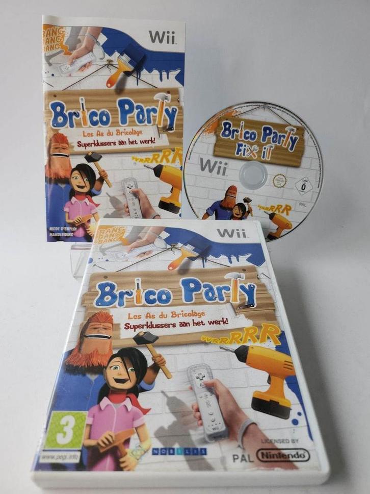 Brico Party Fix It Nintendo Wii, Spelcomputers en Games, Games | Nintendo Wii, Ophalen of Verzenden