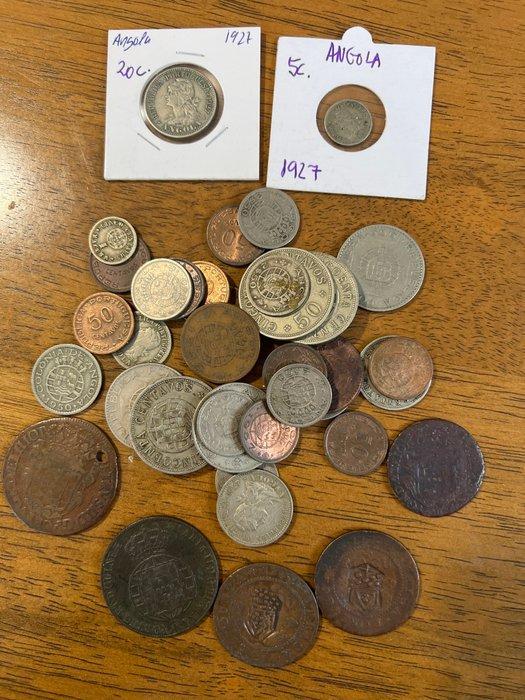 Portugal, Angola. Lote 35 moedas (Zonder minimumprijs), Postzegels en Munten, Munten | Europa | Niet-Euromunten