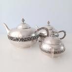 Theeservies - .915 zilver, Antiek en Kunst, Antiek | Goud en Zilver