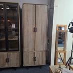 opberg kast 4 deurs teak  * schowmodel met werking van hout, Nieuw