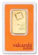 1 Troy Ounce - Goud .999 - Valcambi - Verzegeld en met