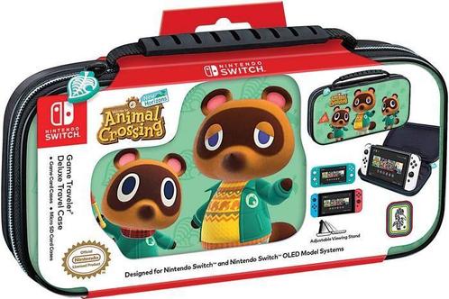 Bigben Game Traveler Deluxe Travel Case Animal Crossing-V3, Spelcomputers en Games, Spelcomputers | Overige, Nieuw, Ophalen of Verzenden