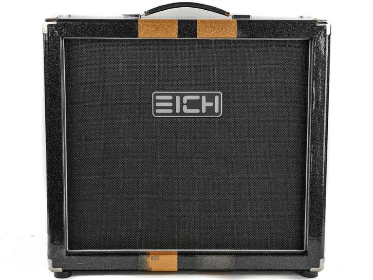 Eich G112W 1x12 60 Watts 16 Ohms Black Gold Sparkle Cab, Muziek en Instrumenten, Versterkers | Bas en Gitaar, Nieuw, 100 watt of meer