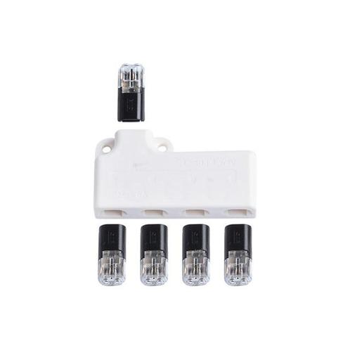 Quick kabel splitter - 1 naar 4 - 12V, Doe-het-zelf en Verbouw, Elektra en Kabels, Stekker, Nieuw, Ophalen of Verzenden