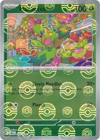 Maractus 008/086 Poke Ball Black Bolt, Hobby en Vrije tijd, Verzamelkaartspellen | Pokémon, Losse kaart, Nieuw, Foil, Ophalen of Verzenden