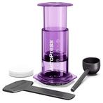 AeroPress Clear Purple Coffee Maker (filterkoffiemachine), Witgoed en Apparatuur, Koffiezetapparaten, Afneembaar waterreservoir