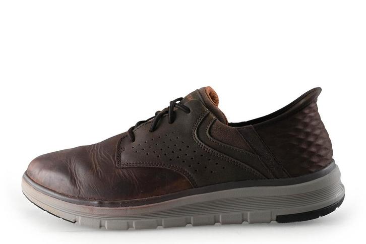 Skechers Instappers in maat 44 Bruin, Kleding | Heren, Schoenen, Bruin, Zo goed als nieuw, Overige typen, Verzenden