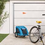 vidaXL Hondenfietstrailer oxford stof en ijzer blauw, Verzenden, Nieuw
