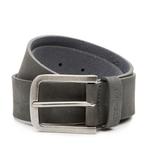 DTCH.FIT Blauw/Grijs Nubuck Leren riem Jaxx - Maat: 95 cm, 95 tot 105 cm, Overige kleuren, Echt leder, Nieuw