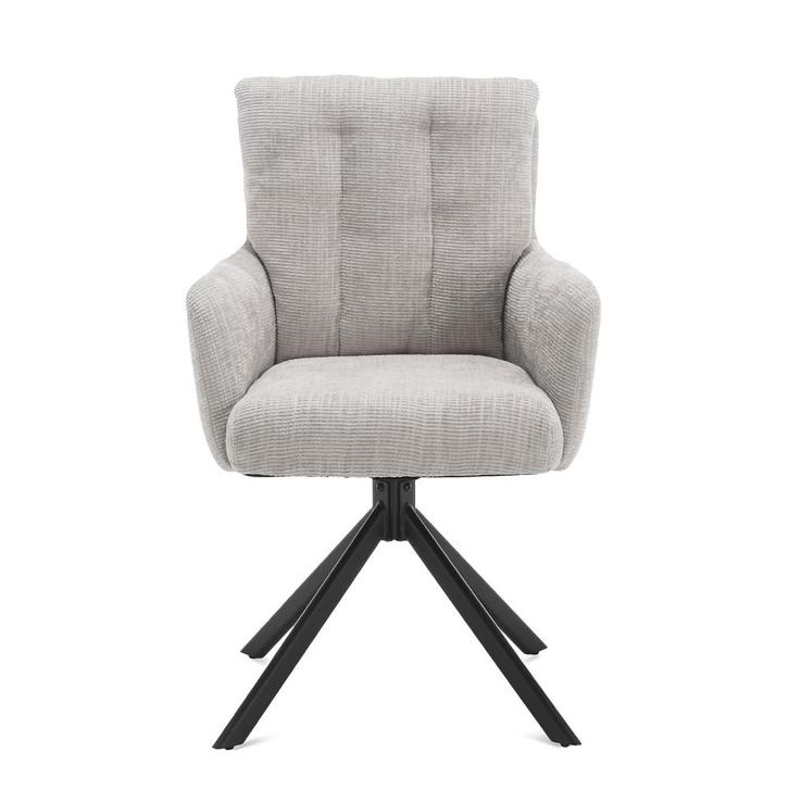 Eetkamerstoel Nobel Licht Grijs, Huis en Inrichting, Stoelen, Nieuw, Ophalen of Verzenden