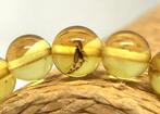 Baltische barnsteen armband met fossiel insecteninclusie -