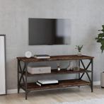 vidaXL Tv-meubel 100x40x50 cm bewerkt hout gerookt, Huis en Inrichting, Tafels | Bijzettafels, Verzenden, Nieuw