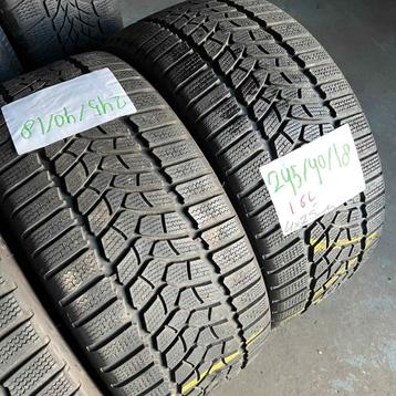 2 x Firestone Winterhawk 245-40-18 Winterbanden 7,5mm beschikbaar voor biedingen