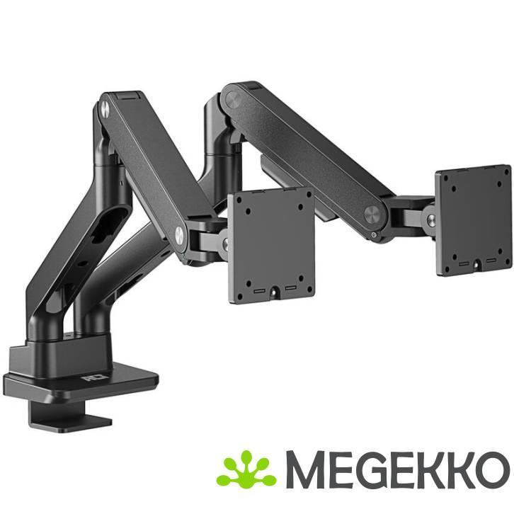 ACT Monitorarm max 35  office premium, gasveer, 2 monitoren, Computers en Software, Monitoren, Nieuw, Verzenden