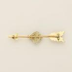 Broche - 8 karaat Geel goud - 0.40ct. tw. Diamant