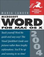 Visual quickstart guide: Microsoft Word 2004 for Mac OS X by, Gelezen, Maria Langer, Verzenden