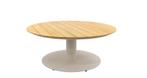 Suns Grado lage tuintafel camel sand met teak blad Ø 170 cm, Ophalen of Verzenden, Nieuw