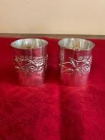 Brandimarte - Bekerglas (2) - .800 zilver - 800 zilver, Antiek en Kunst