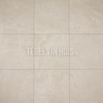 Vloertegel wandtegel pietrastone zand 90x90 gerectificeerd, Ophalen, Keramiek, Nieuw, 10 m² of meer