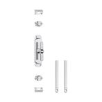 Intersteel set T-kruk-espagnolet incl. stangenset 2x125cm -, Doe-het-zelf en Verbouw, Hang- en Sluitwerk, Verzenden, Nieuw