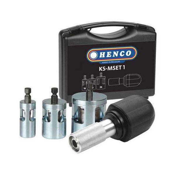 Henco Kalispeed kalibreer en ontbramer - 16, 20 en 26 mm, Doe-het-zelf en Verbouw, Verwarming en Radiatoren, Verzenden