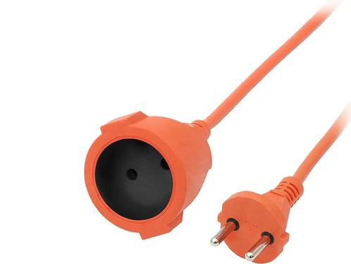 Verlengsnoer - 20 meter - 2 x 1mm - Oranje, Doe-het-zelf en Verbouw, Elektra en Kabels, Kabel of Snoer, Nieuw, Ophalen of Verzenden
