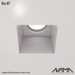 FOS07 Trimless Verdiepte Inbouwspot Vierkant - Gips - GU1..., Ophalen of Verzenden, Nieuw