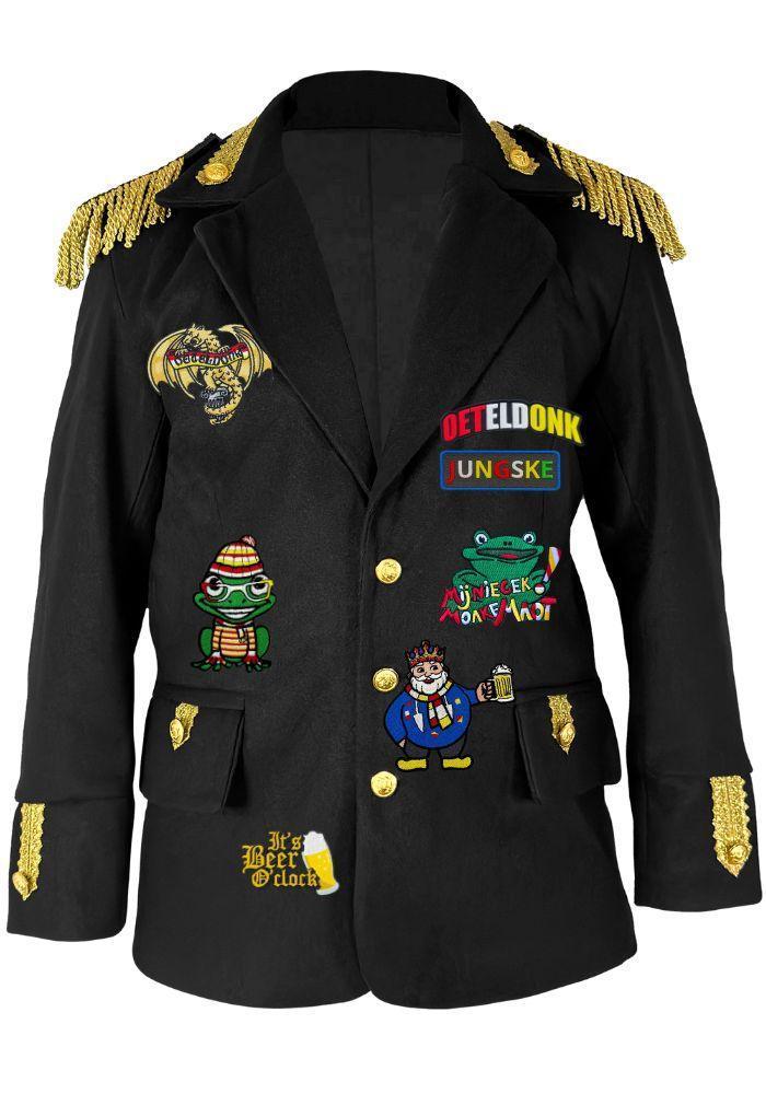 Oeteldonk Jasje Met Emblemen Heren - NIEUW, Kleding | Heren, Carnavalskleding en Feestkleding, Kleding, Nieuw, Carnaval, Verzenden